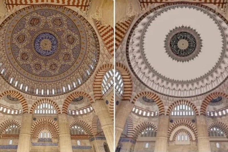 Selimiye Camii’nde restorasyon skandalı; Yıllar önce Orhan Camii’nin başına gelmişti! - Resim : 1