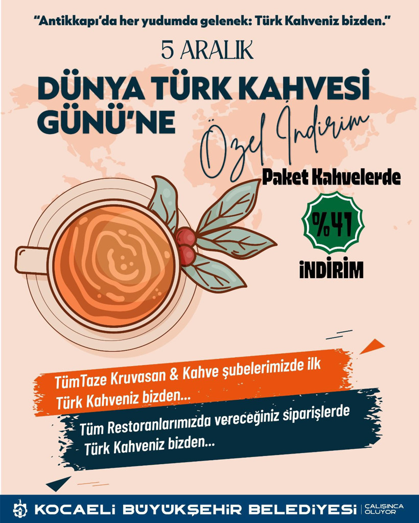 Antikkapı'dan 5 Aralık'a özel ücretsiz Türk kahvesi - Resim : 1