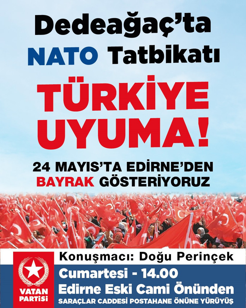 NATO tatbikatına karşı büyük eylem - Resim : 1