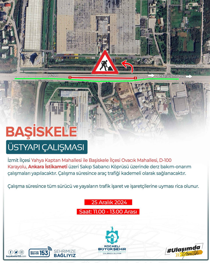 Kocaeli halkı dikkat: O yol ulaşıma kapatılacak! - Resim : 1