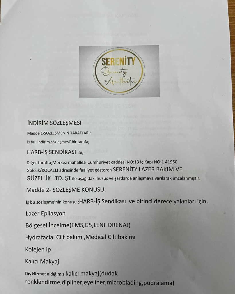 Türk Harb-İş'ten üyelere özel indirim! - Resim : 2