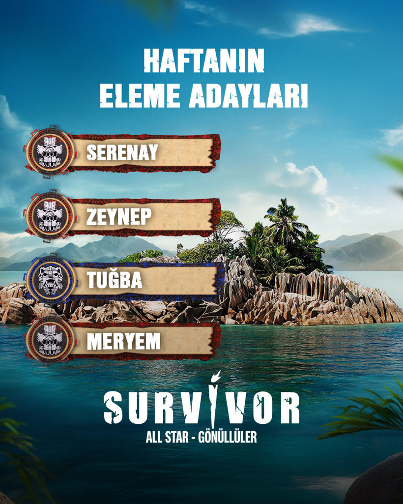 DÜN AKŞAM SURVİVOR ELEME ADAYI KİM OLDU? 2 Şubat Survivor 3. ve 4. Eleme Adayı Kim Oldu? - Resim : 2