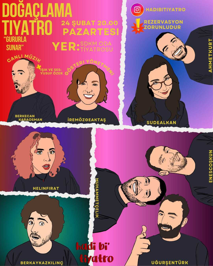 Hadi Bi Tiyatro, seyirciyle birlikte doğaçlama sahneleyecek! - Resim : 1