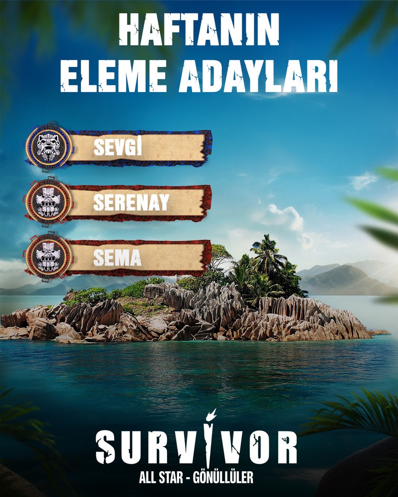 SURVİVOR SON BÖLÜM ELEME ADAYI BELLİ OLDU: 12 Şubat Survivor'da Eleme Adayı Kim Oldu? - Resim : 2