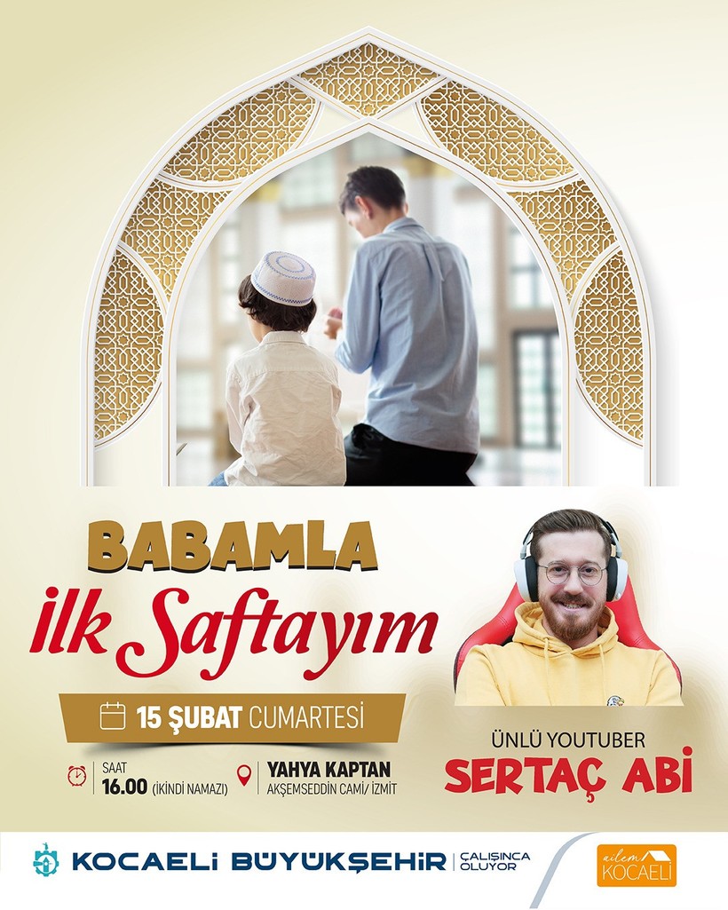 Kocaeli Büyükşehir’den “Babamla İlk Saftayım” etkinliği - Resim : 1