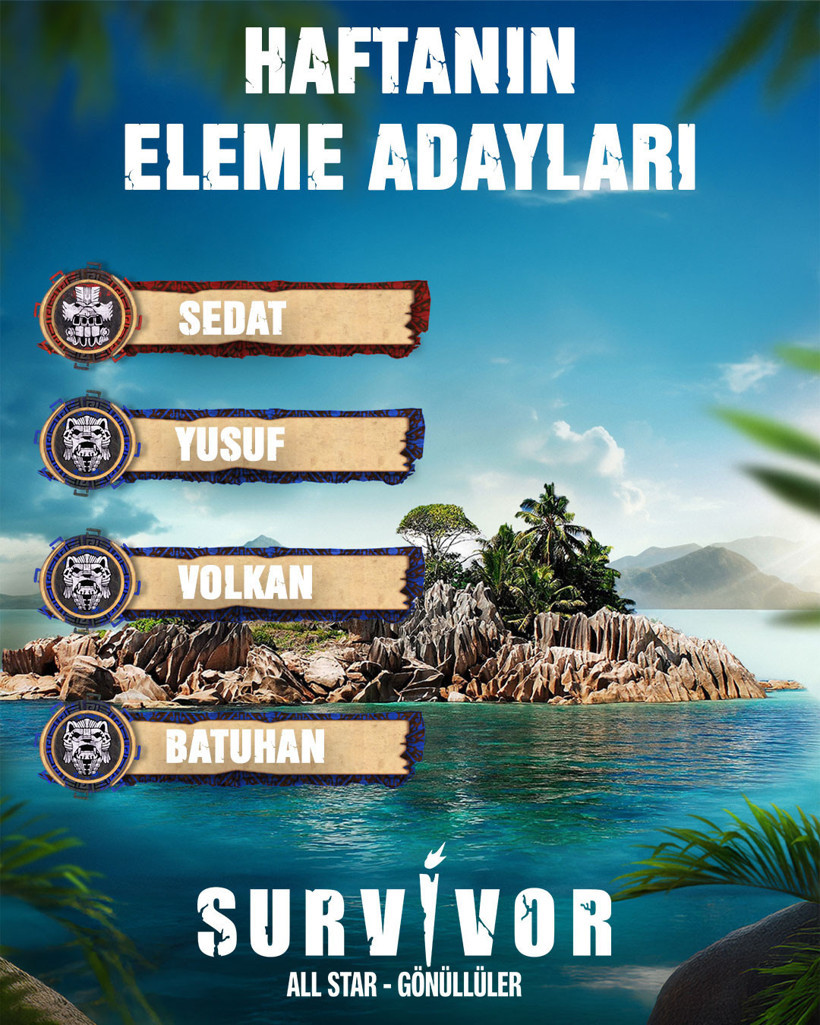 7 Mayıs Survivor Eleme Adayı Kim Oldu? Survivor Dokunulmazlık Oyunu Kim Kazandı? - Resim : 2