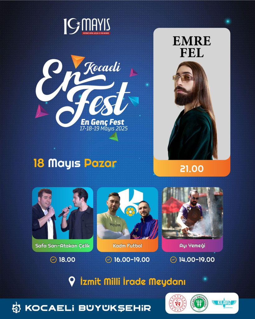 19 Mayıs, Kocaeli'de doyasıya kutlanacak - Resim: 4