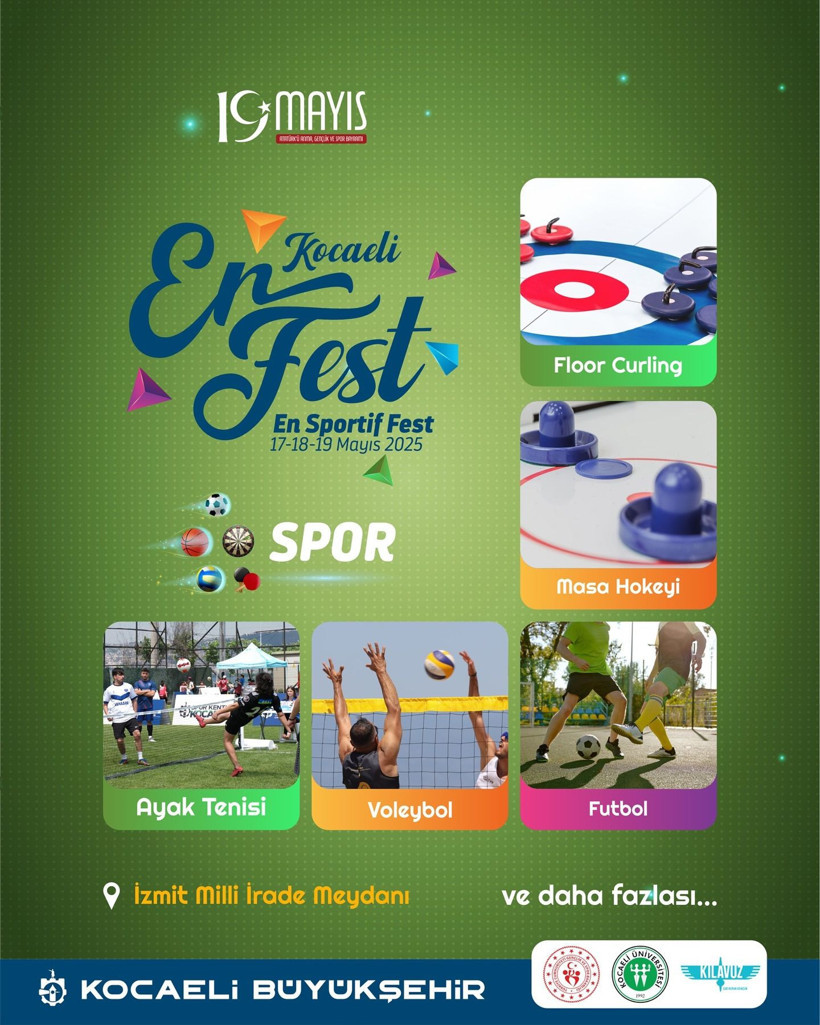 19 Mayıs, Kocaeli'de doyasıya kutlanacak - Resim: 6