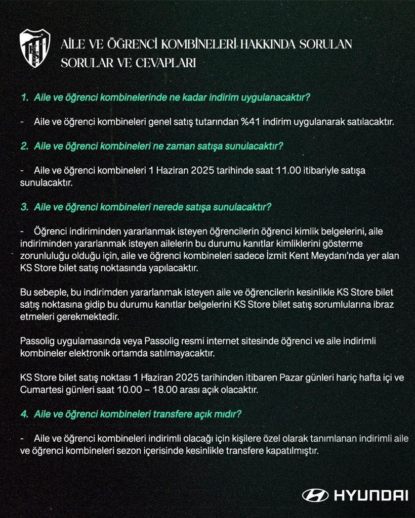 Kocaelispor’dan kombine sorularına cevaplar - Resim : 1