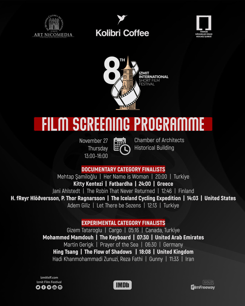 İzmit Uluslararası Kısa Film Festivali’nde finalistler belli oldu - Resim : 4