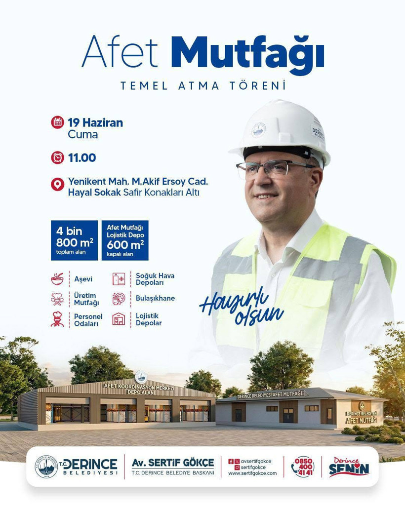 Derince&rsquo;ye &ldquo;Afet Muftağı&rdquo; geliyor! İşte a&ccedil;ılış tarihi... - Resim : 1