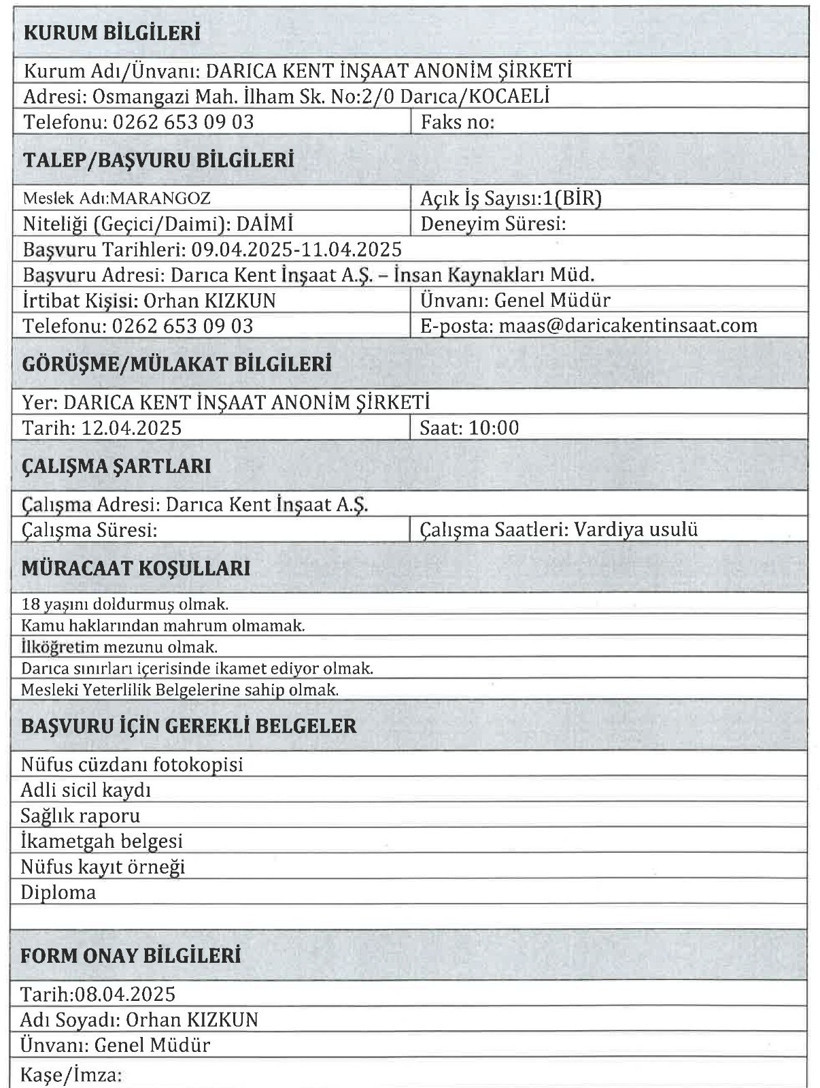 Kocaeli’deki o belediye işçi alacak! - Resim : 4