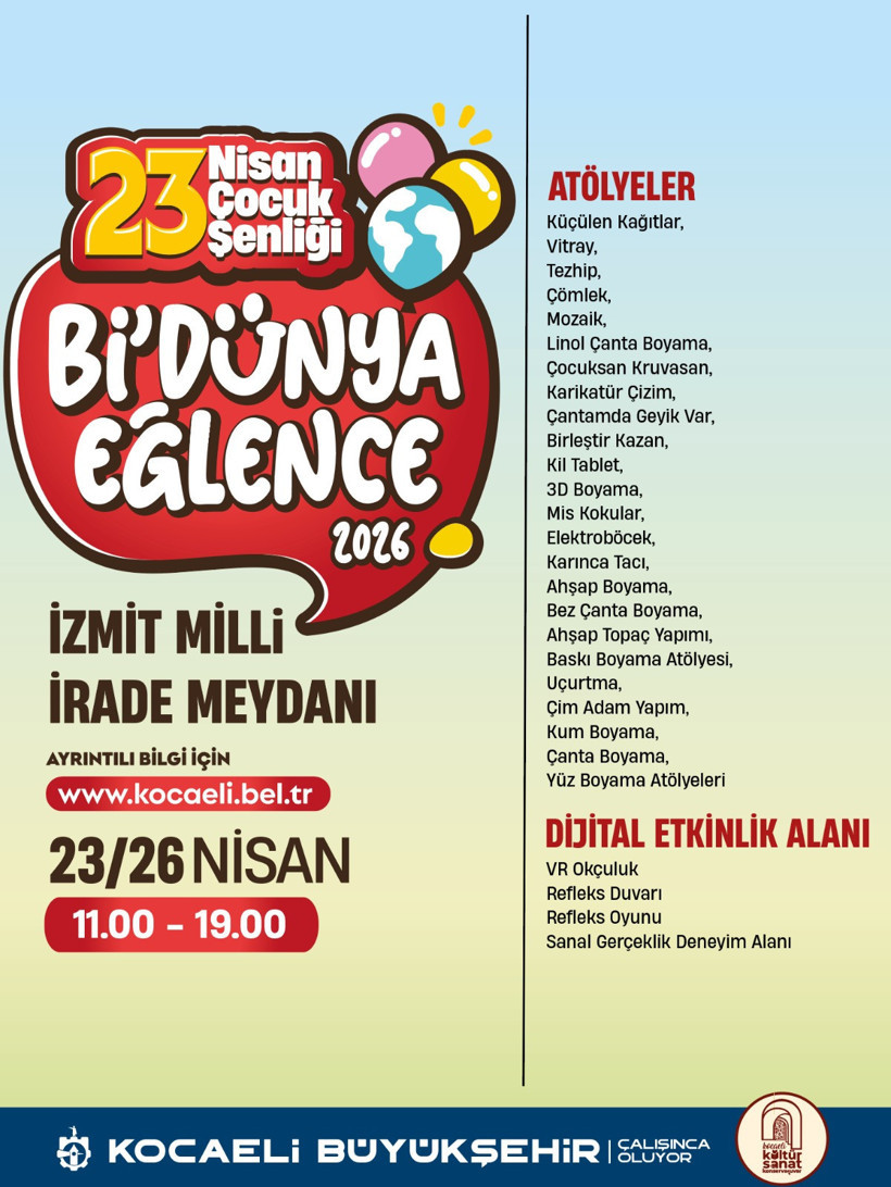 Kocaeli'de 23 Nisan coşkusu çocuklarla paylaşılacak - Resim : 1