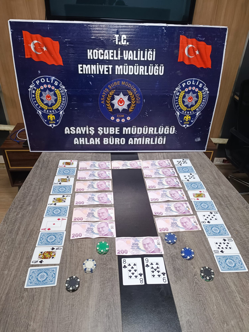 Kocaeli'de kumar denetimi... Para cezası ve el koyma! - Resim : 1