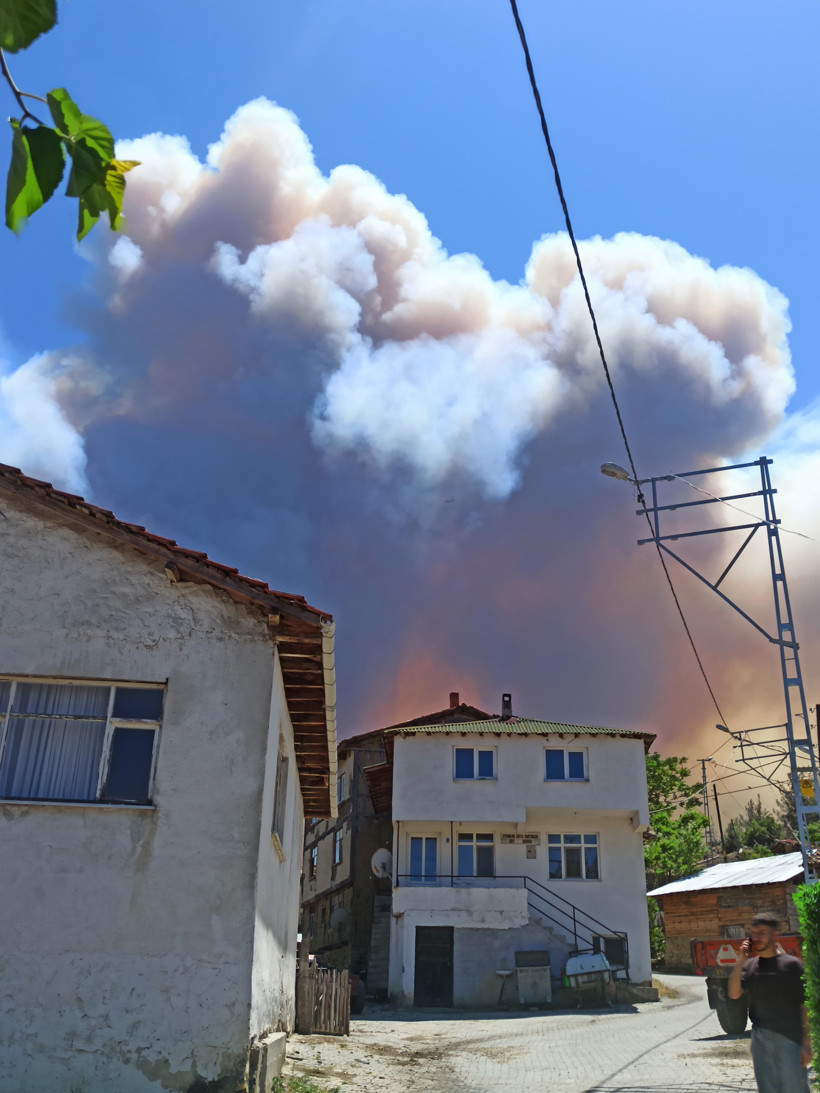 Büyük orman yangını… 2 mahalle tahliye ediliyor! - Resim : 3