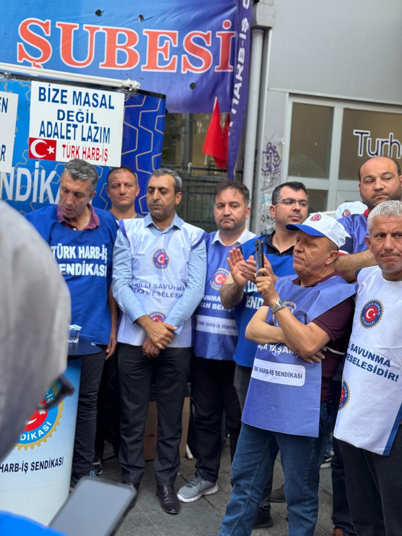 Türk Harb-İş sloganlarla Kızılay'a giriş yaptı! - Resim : 4