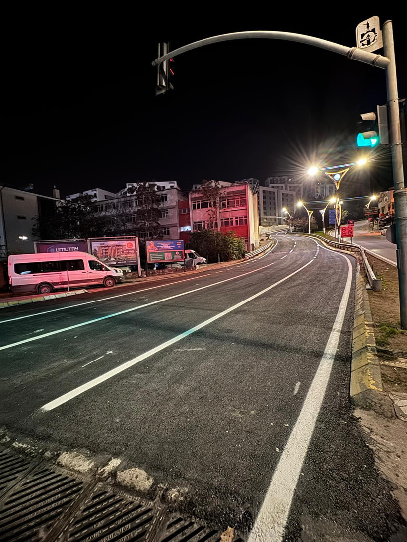 Çalışmalar bitti... Santral Rampası yeniden trafiğe açıldı - Resim : 2