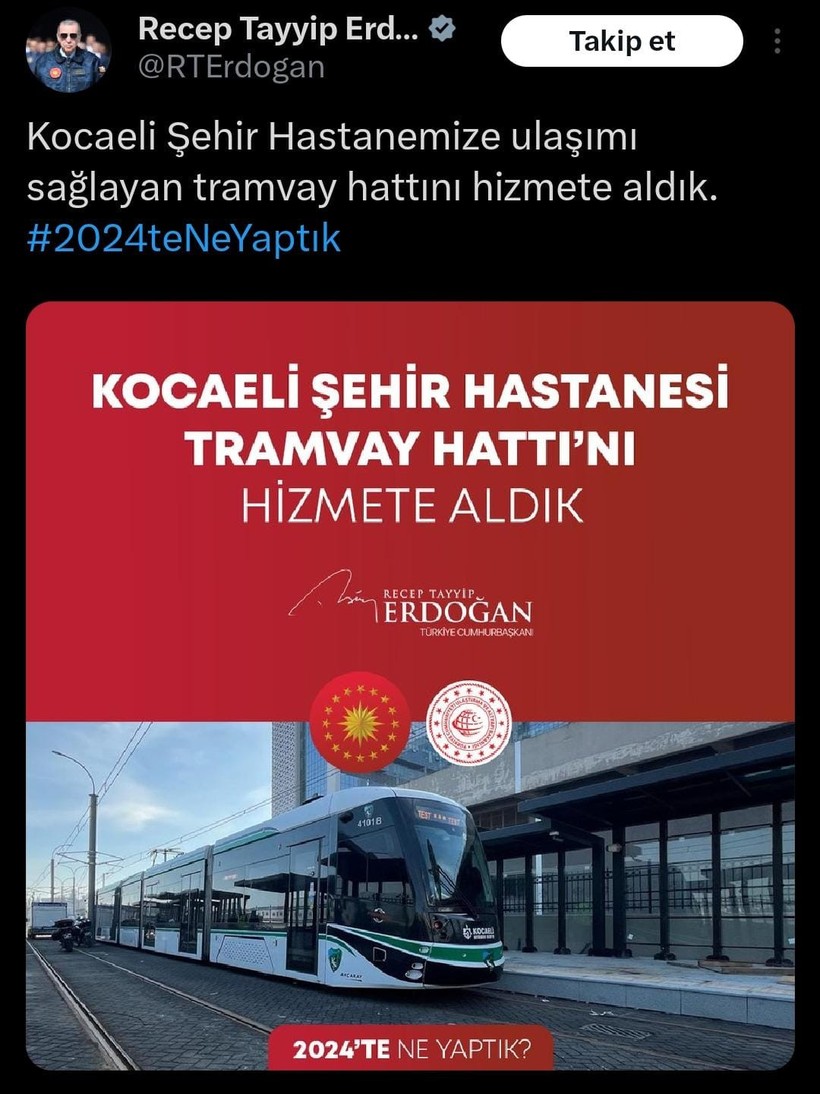 Cumhurbaşkanı Erdoğan'dan Kocaeli paylaşımı! İşte detaylar - Resim : 1