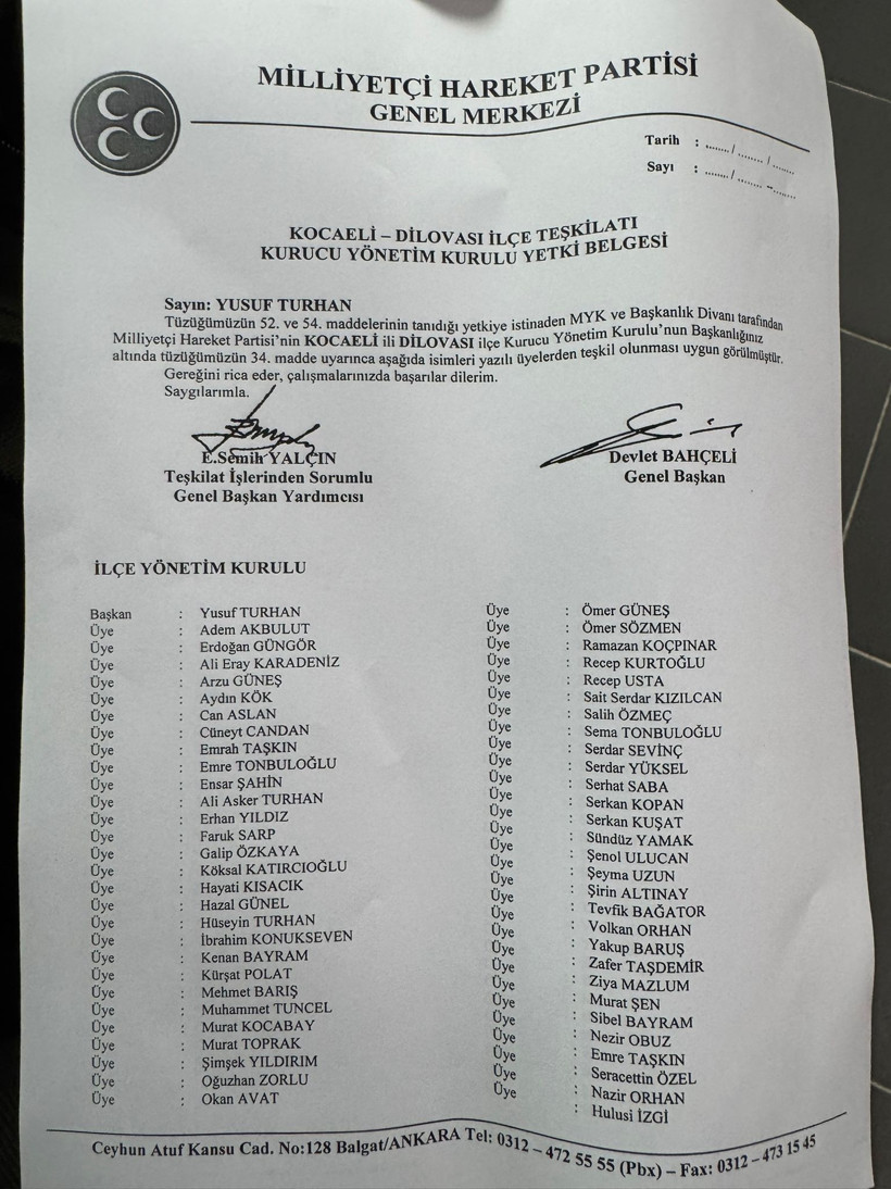 MHP Dilovası'nda görev değişimi: Gencay Söğütçü gitti, Yusuf Turhan geldi - Resim : 5