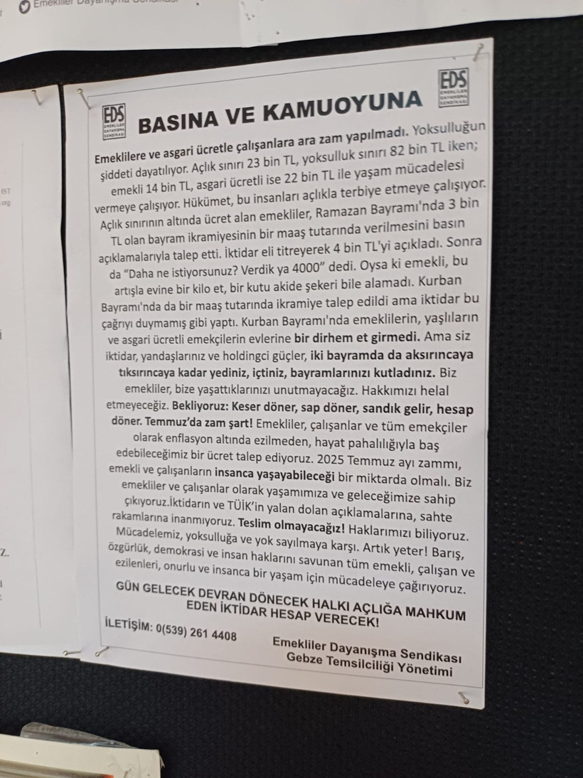 Emekliler insanca yaşamak için sokakta! Tek tek anlattılar - Resim : 1