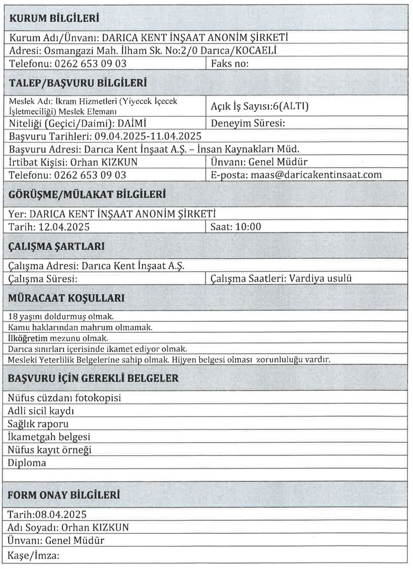 Kocaeli’deki o belediye işçi alacak! - Resim : 2