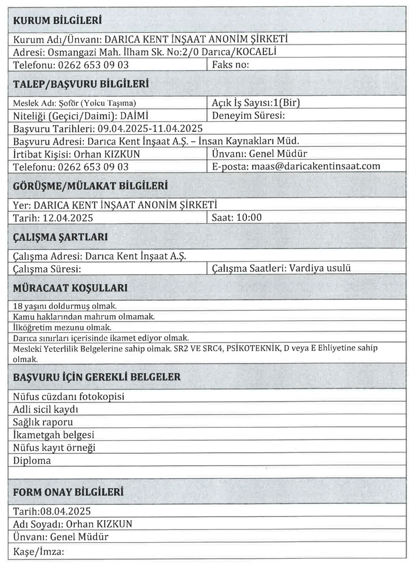 Kocaeli’deki o belediye işçi alacak! - Resim : 5