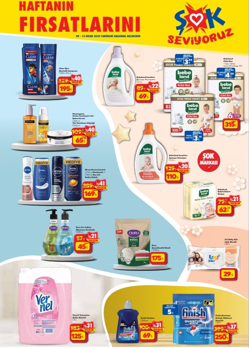 ŞOK MARKET 9 NİSAN ÇARŞAMBA FİYATLARI | ŞOK'ta Bu Çarşamba Ne Alırsan 75 TL - Resim : 2