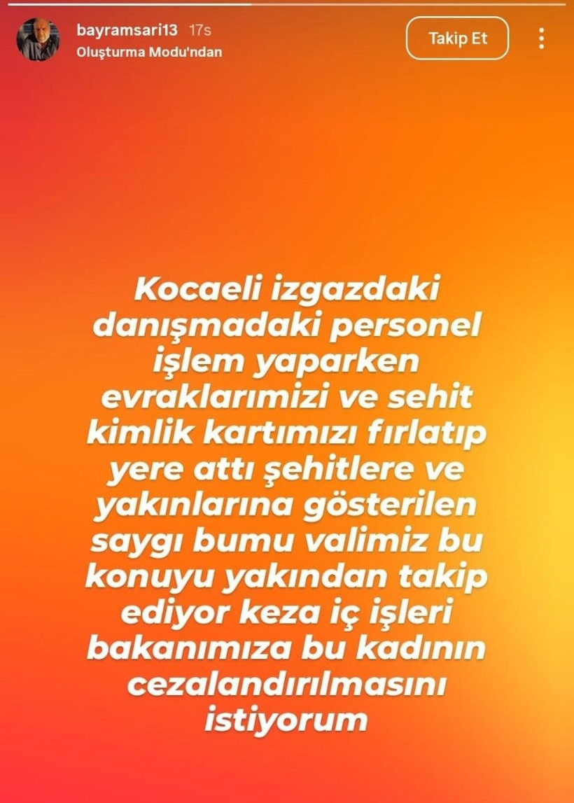 İZGAZ’da şehit babasına büyük saygısızlık: Kimlik kartımızı yere fırlattılar - Resim : 1