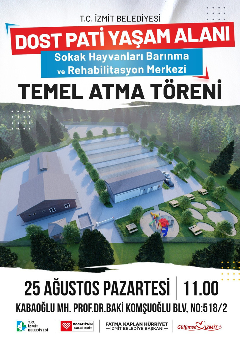 Patili dostlar için yaşam alanının temeli atılıyor - Resim : 1