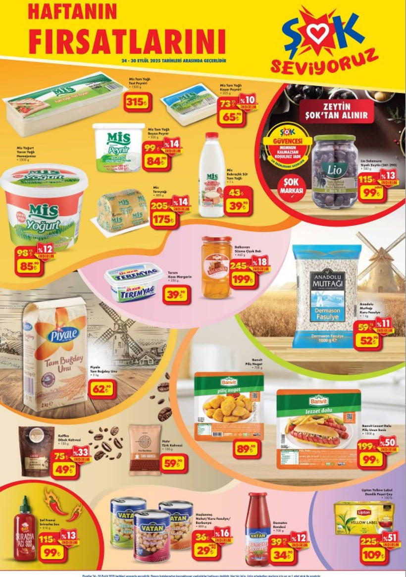 ŞOK 24 Eylül 2025 Kataloğu Kahve Makinesi, Bebek Bezleri, Cam Ankastre Set, Şarjlı Su Pompası Var - Resim : 3