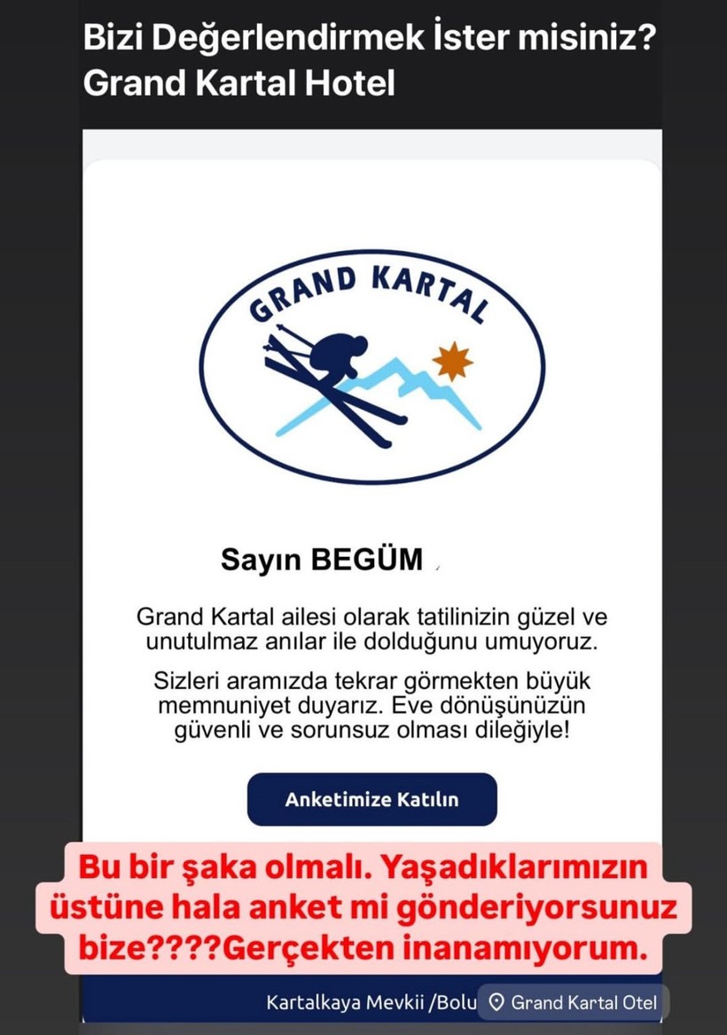 Otelden 'pes' dedirten mesaj: Sizleri aramızda tekrar görmekten büyük memnuniyet duyarız - Resim : 1