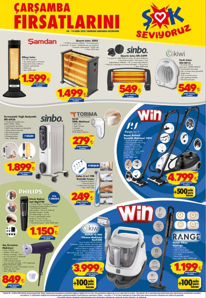 ŞOK HAFTANIN FIRSATLARI 15 Ekim Çarşamba Kataloğu 2025 | ŞOK'tan Bu Çarşamba Ne Alınır? - Resim : 1