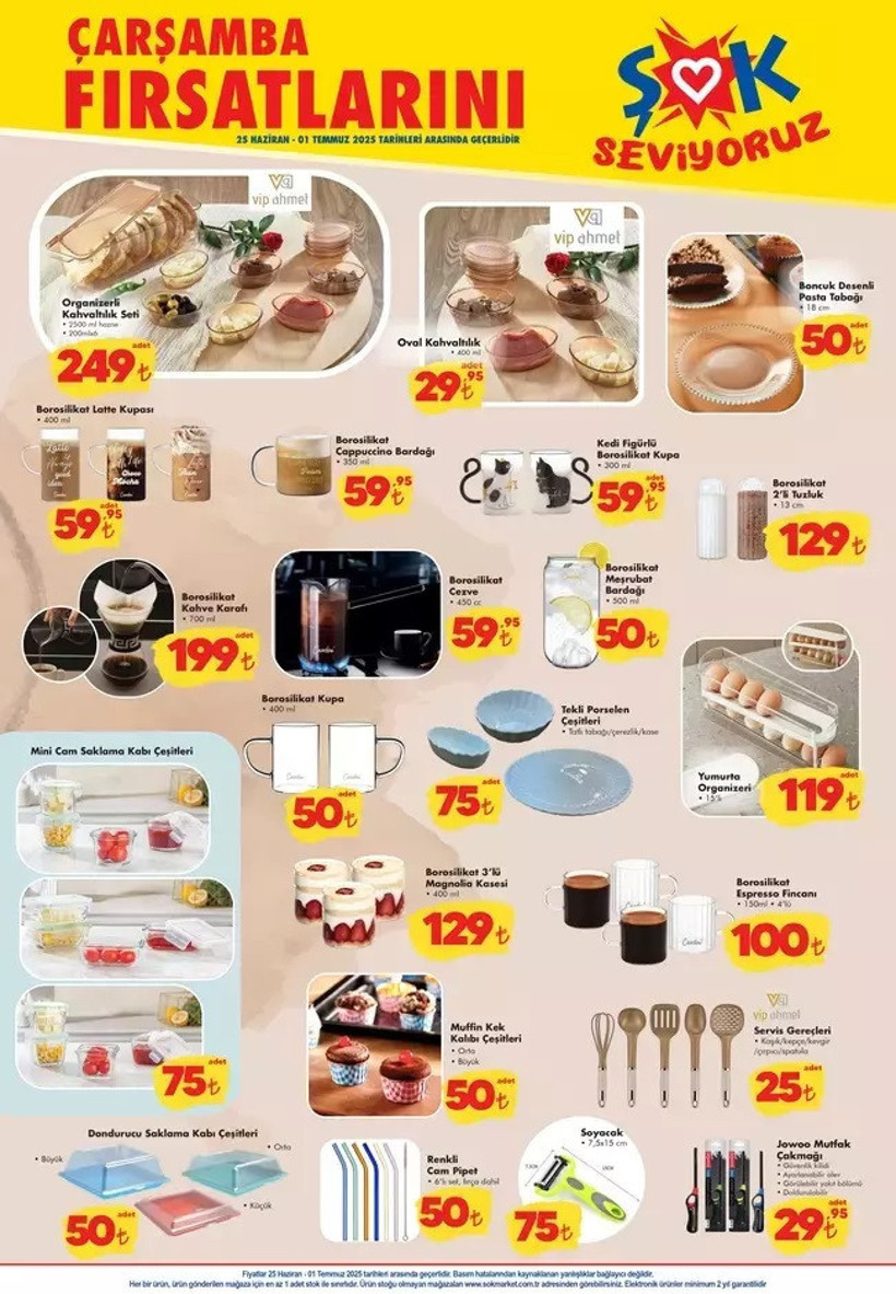 ŞOK Haftanın Fırsatları 25 Haziran 2025 ŞOK Katalog Bu Hafta Çamaşır Makinesi, 3'lü Ankastre Set Var - Resim : 2