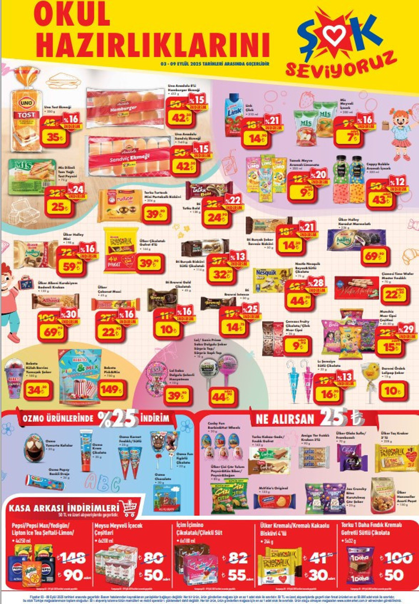 ŞOK'ta Bu Hafta Çarşamba Sepetler Dolmaya Başladı! 3 Eylül ŞOK Kataloğu 2025 Haftanın Fırsatları - Resim : 2