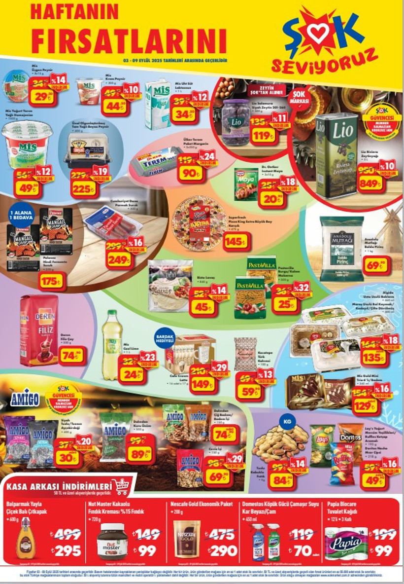 ŞOK'ta Bu Hafta Çarşamba Sepetler Dolmaya Başladı! 3 Eylül ŞOK Kataloğu 2025 Haftanın Fırsatları - Resim : 3