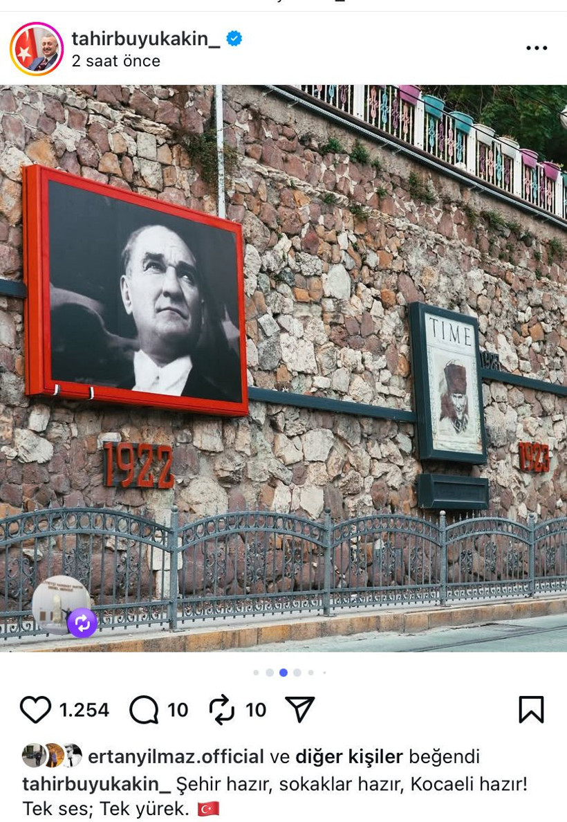 Milli Takım, İlker Kazan’ın astırdığı Atatürk posterlerini paylaştı - Resim : 2