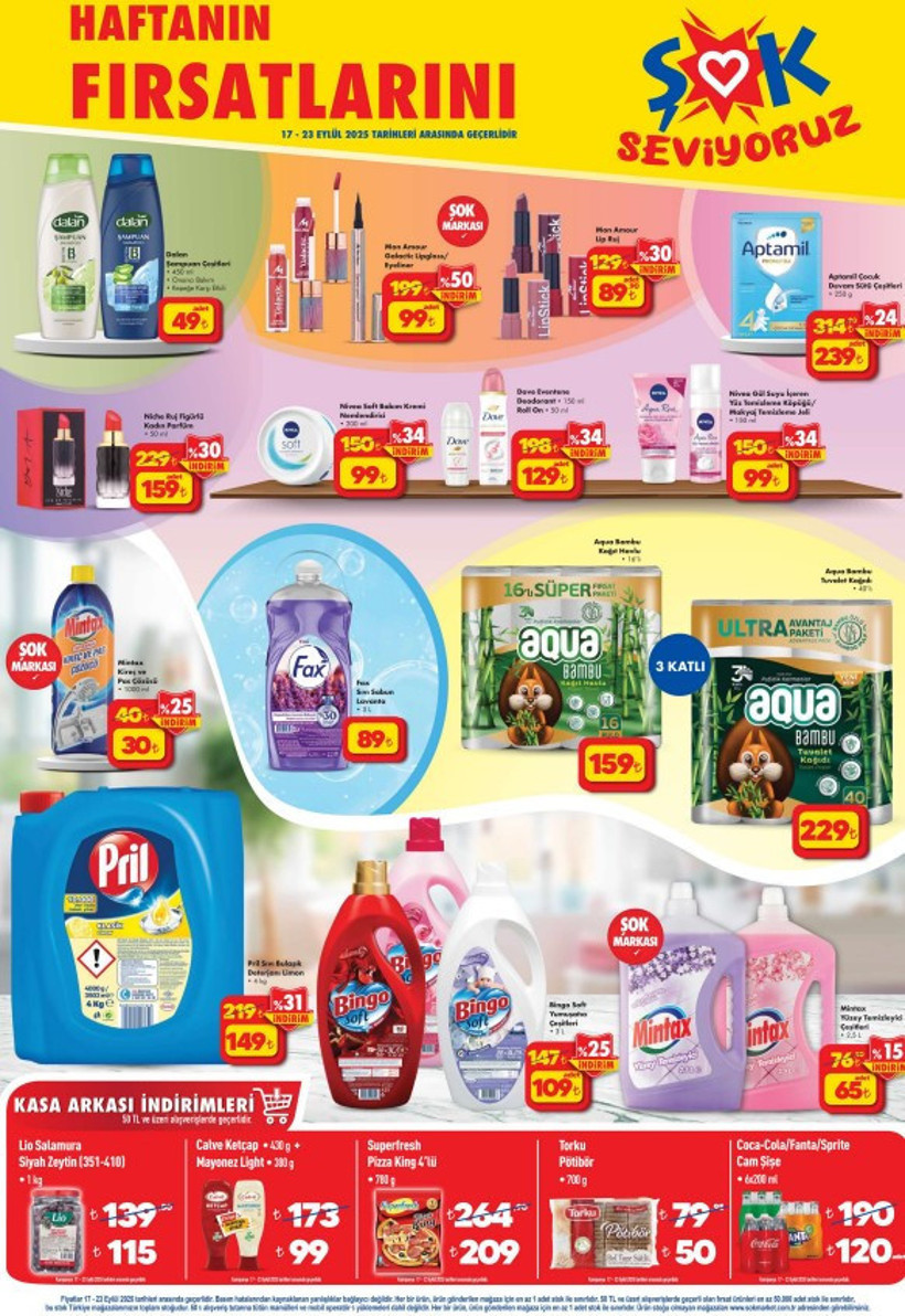 ŞOK AKTÜEL ÜRÜNLER KATALOĞU 17-23 EYLÜL 2025 FİYATLARI || ŞOK'ta Bu Hafta Yapı Market Ürünleri Var - Resim : 1