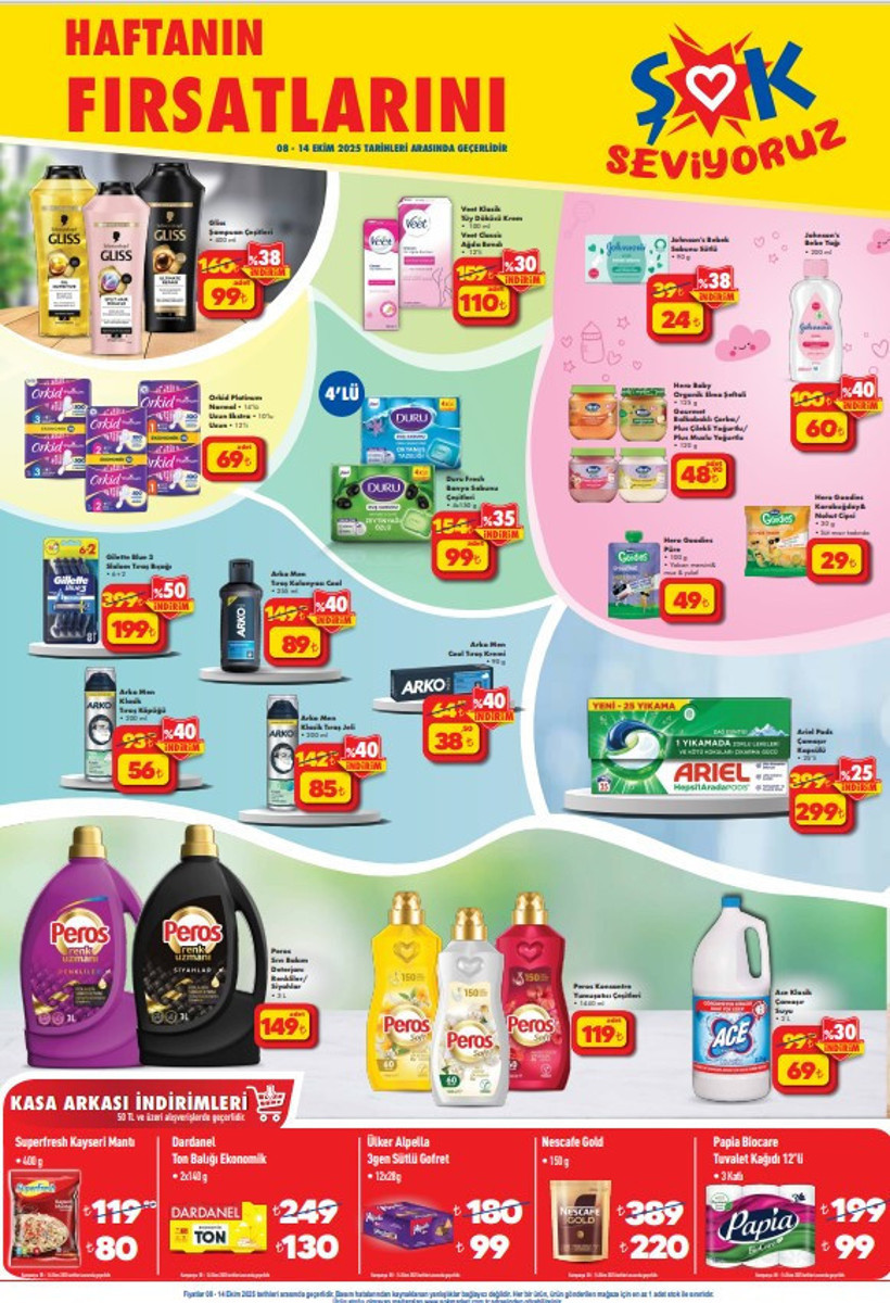 ŞOK HAFTANIN FIRSATLARI 15 Ekim Çarşamba Kataloğu 2025 | ŞOK'tan Bu Çarşamba Ne Alınır? - Resim : 2