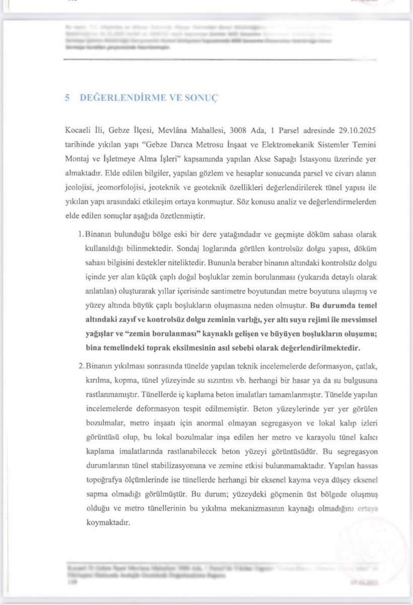Gebze'de çöken bina ile ilgili yeni rapor ortaya çıktı! - Resim : 2