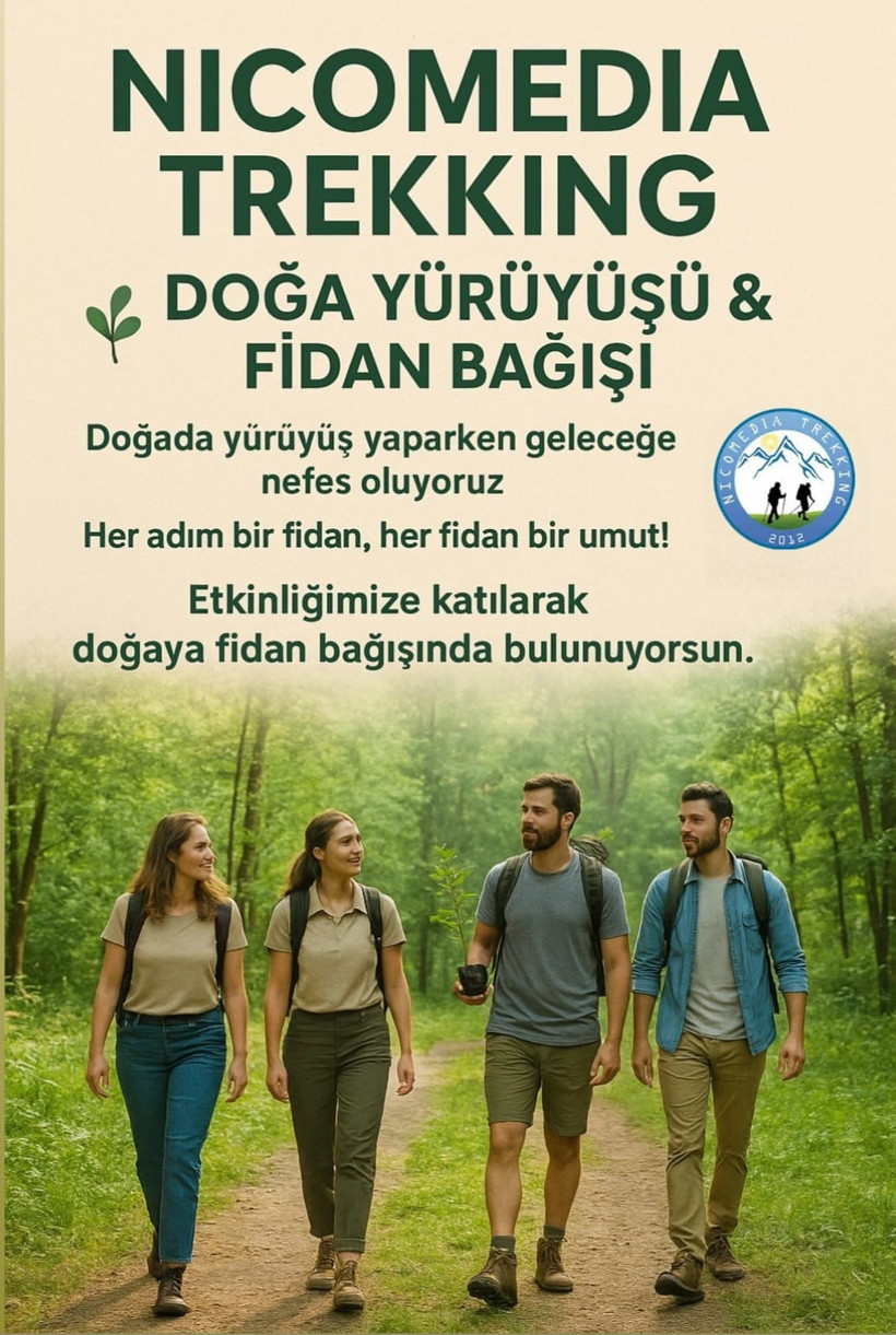 Hem yürüyecekler hem de fidan bağışlayacaklar! - Resim : 1