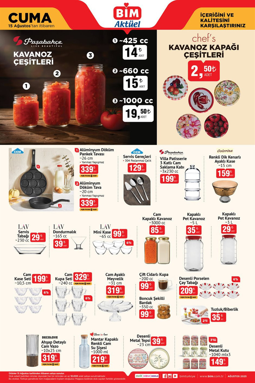 15 Ağustos BİM Aktüel Ürünler Kataloğu Halı Yıkama Makinesi, Ankastre, Stanley Termos Geldi - Resim : 3