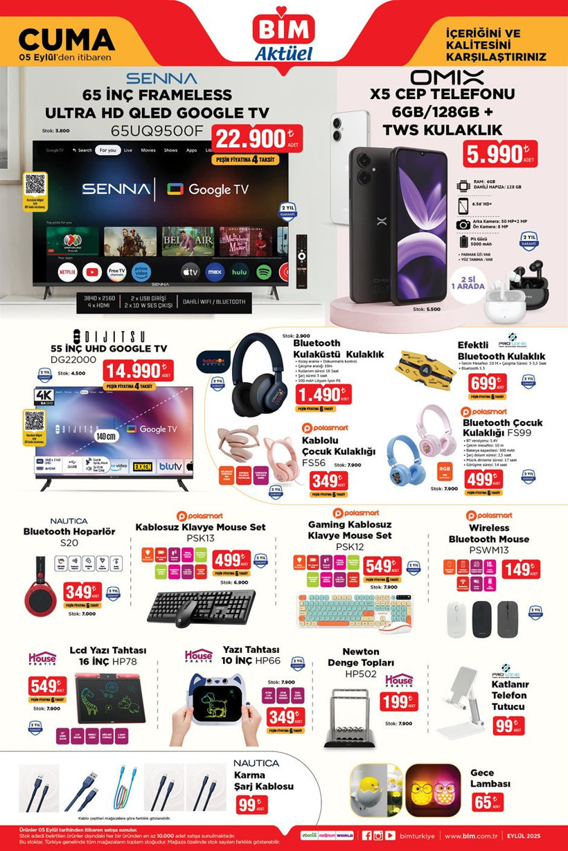 5 EYLÜL BİM AKTÜEL ÜRÜNLER KATALOĞU | BİM'de Bu Cuma Halı Koltuk Yıkama Makinesi, WAG Maşa.. - Resim : 4