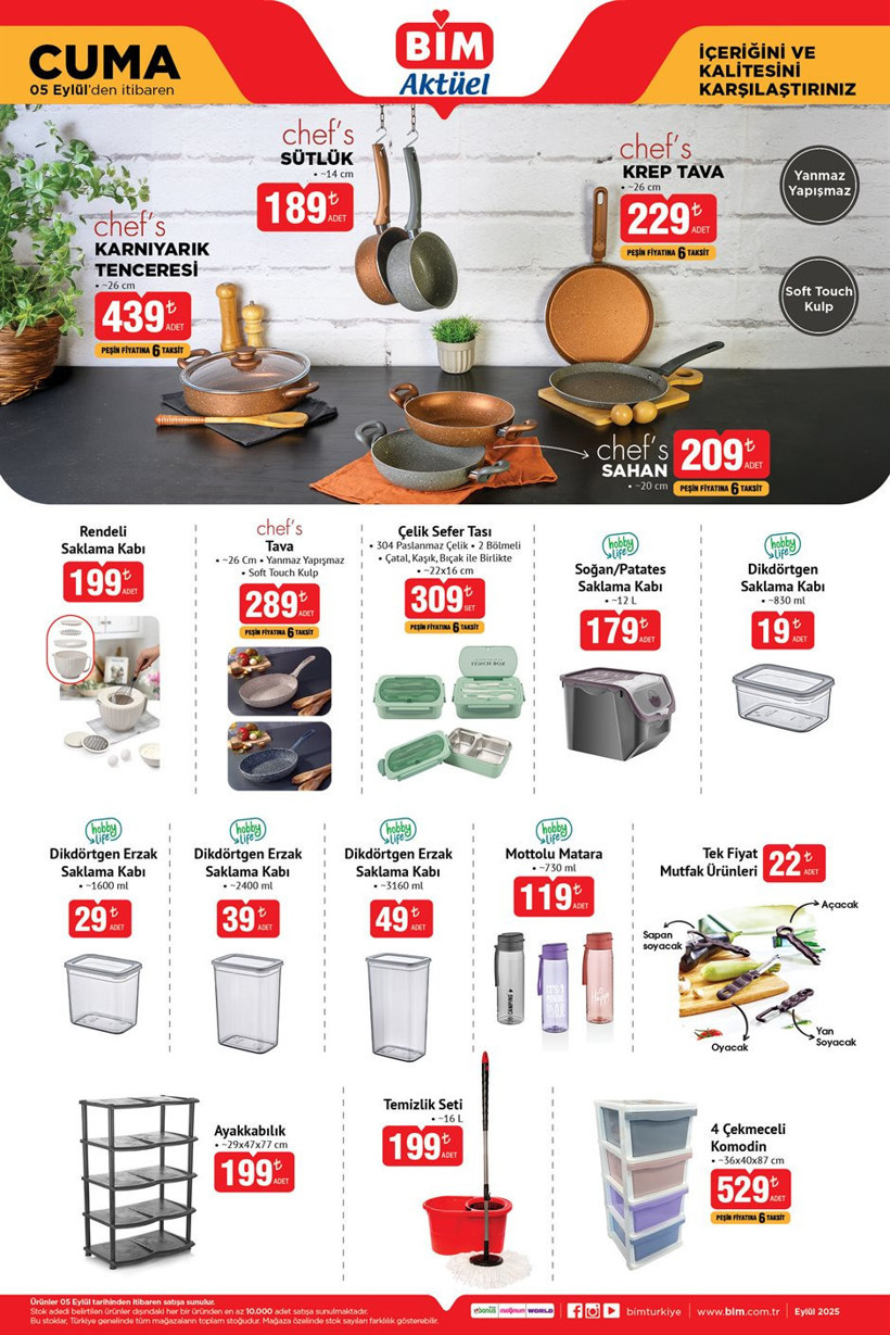 5 EYLÜL BİM AKTÜEL ÜRÜNLER KATALOĞU | BİM'de Bu Cuma Halı Koltuk Yıkama Makinesi, WAG Maşa.. - Resim : 2