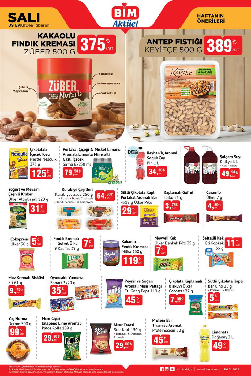 BİM 9 Eylül 2025 Kataloğu 2025 Bu Salı Hangi Ürünler Var? BİM'e İndirimli Ürünler Geldi - Resim : 3