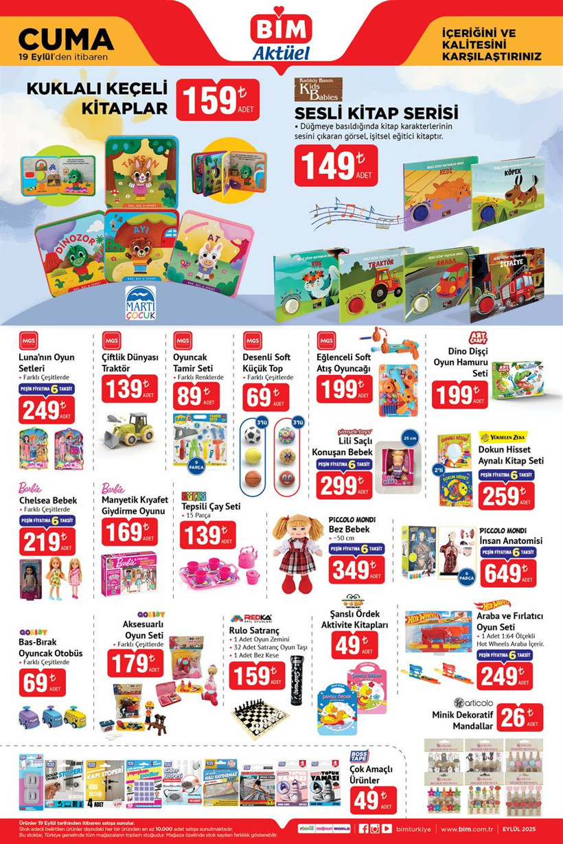 BİM 16-19 Eylül Aktüel Ürünler Kataloğu 2025 Para Sayma Makinesi Geliyor - Resim : 5