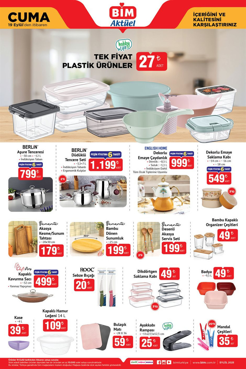 BİM 16-19 Eylül Aktüel Ürünler Kataloğu 2025 Para Sayma Makinesi Geliyor - Resim : 3