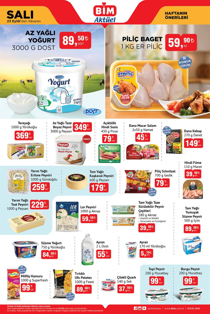 BİM 23-26 Eylül Aktüel Kataloğu 2025 Turbo Cam Ankastre Set, Kahve Makinesi, Yüz Masaj Aleti Geliyor - Resim : 1