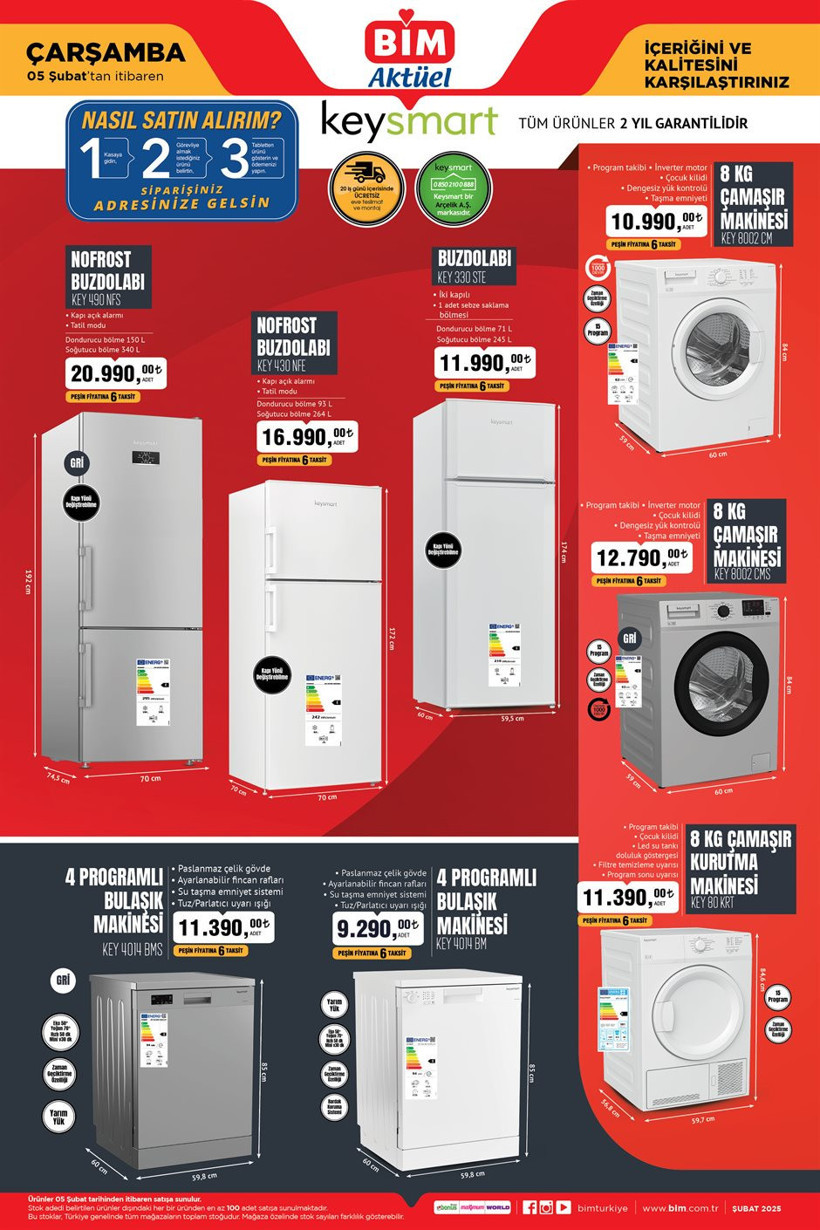 BİM 4-5 ŞUBAT AKTÜEL ÜRÜNLER KATALOĞU | BİM'de Bu Hafta Oyun Bilgisayarı, Beyaz Eşya İndirimde - Resim : 5