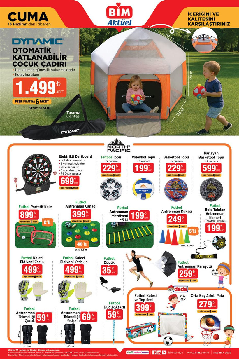 13 Haziran BİM Aktüel Kataloğu Mini Buzdolabı, Ayaklı Vantilatör, Klima, Gölgelikli Salıncak Var - Resim : 5