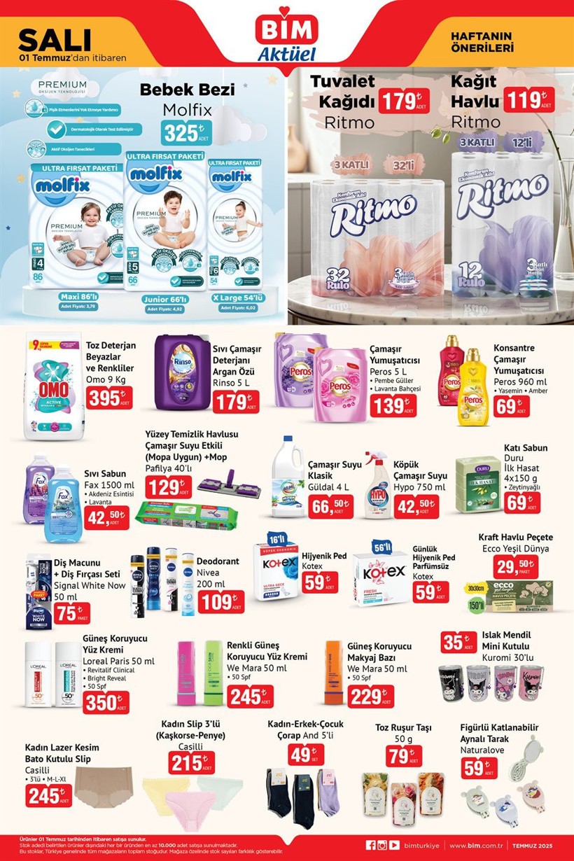 BİM Aktüel Ürünler 1 Temmuz 2025 Salı Kataloğu Aşure Mevsimi Başladı! BİM'de Bu Salı Yok Yok - Resim : 1
